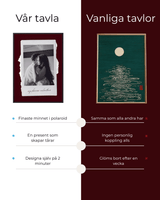 Personlig Polaroid Valentine tavla