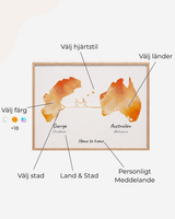 Personlig länder tavla