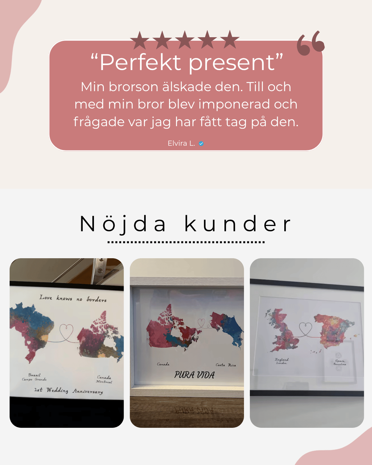 Personlig länder tavla